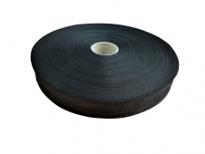 Лента тканая (чёрная) без растяжения 40 мм (100м) - продажа комплектующих для производства мягкой мебели ООО Кантэнд